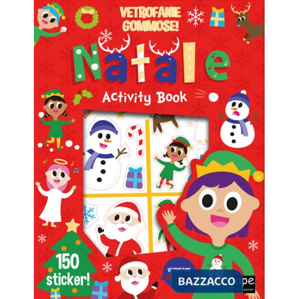 Vetrofanie gommose Natale. Ediz. a colori