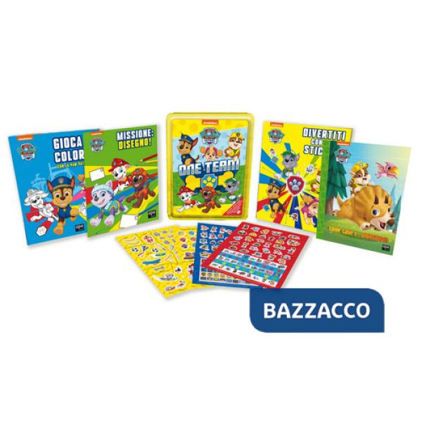 Paw Patrol Tin box. Con Adesivi