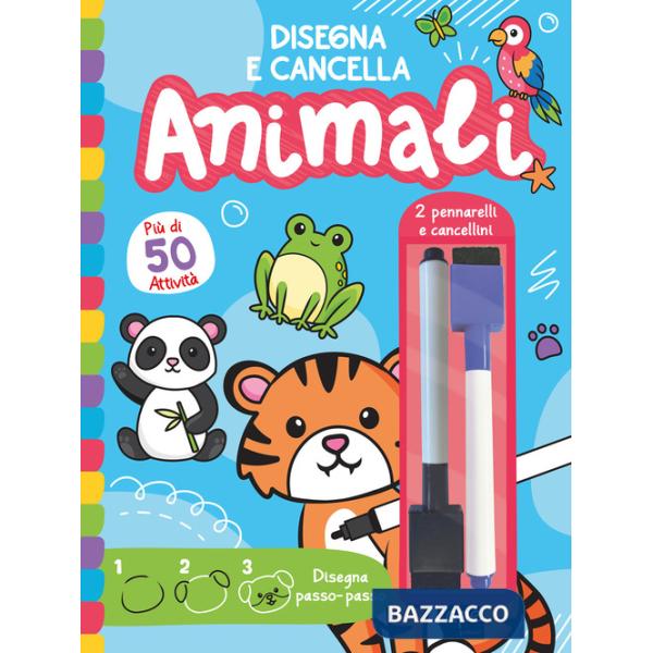 Animali. Disegna e cancella. Ediz. illustrata