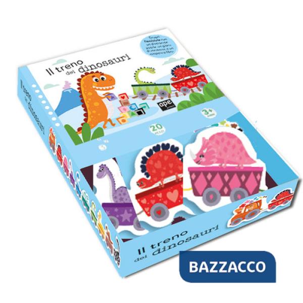 Treno dei dinosauri. Con puzzle (Il)