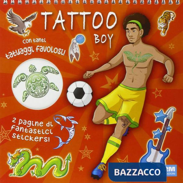 Tattoo book boy arancio