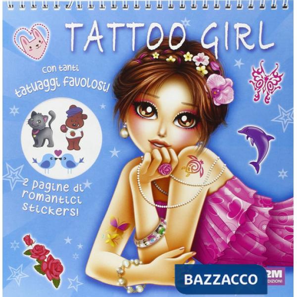 Tattoo book girl blu