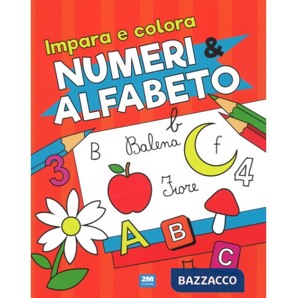 Impara e colora numeri e alfabeto