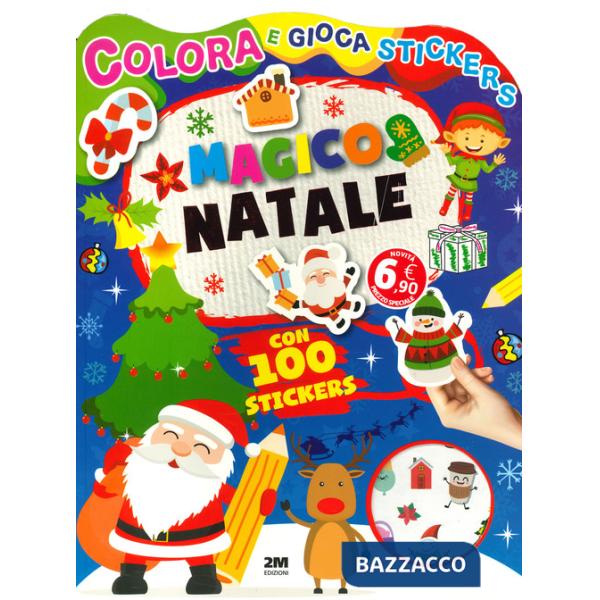 Magico Natale. Colora e gioca stickers. Ediz. illustrata