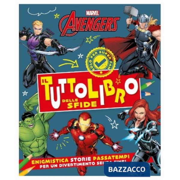 Tuttolibro delle sfide. Avengers. Enigmistica, storie, passatempi per un divertimento senza fine! Ediz. a colori (Il)