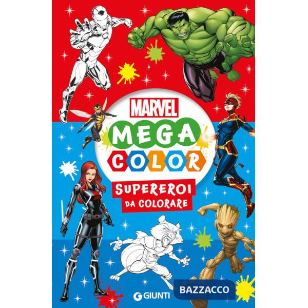Mega color Marvel. Supereroi da colorare