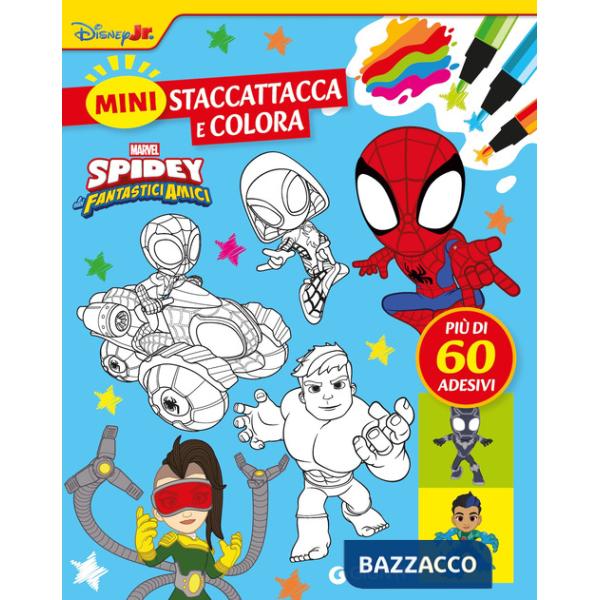 Spidey e i suoi fantastici amici. Mini staccattacca & colora. Con adesivi. Ediz. a colori