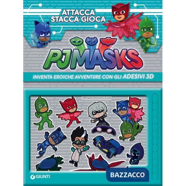 Attacca, stacca & gioca. Pj Masks. Con adesivi