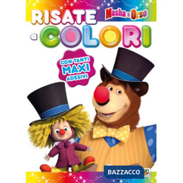 Risate a colori! Masha e Orso. Sticker & color. Con adesivi