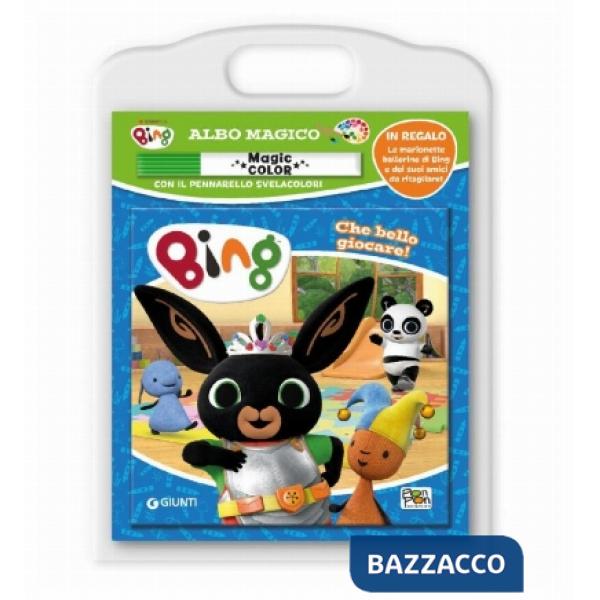Che bello giocare! Albo magico. Bing. Ediz. a colori. Con pennarello svelacolori