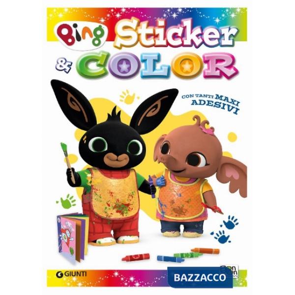 Grandi amici. Sticker & color. Bing. Activity book. Con adesivi. Ediz. a colori