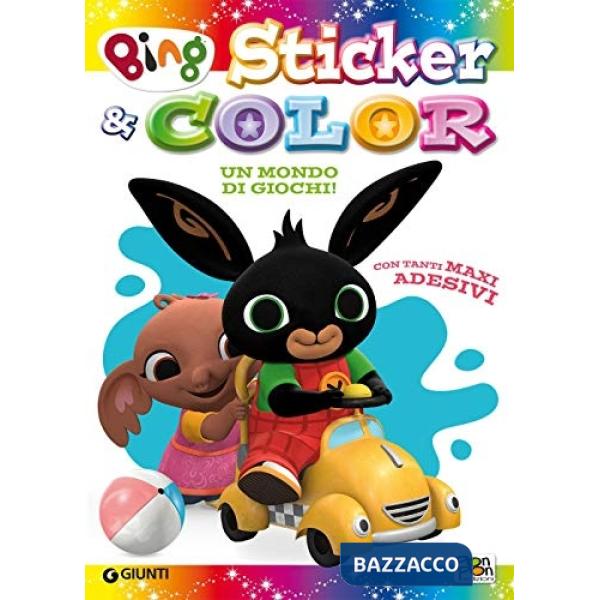 Mondo di giochi. Sticker & color. Bing. Con adesivi. Ediz. a colori