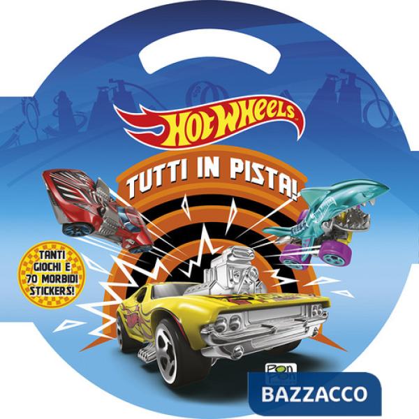 Tutti in pista! Hot Wheels. Puffy sticker. Con adesivi. Ediz. a colori