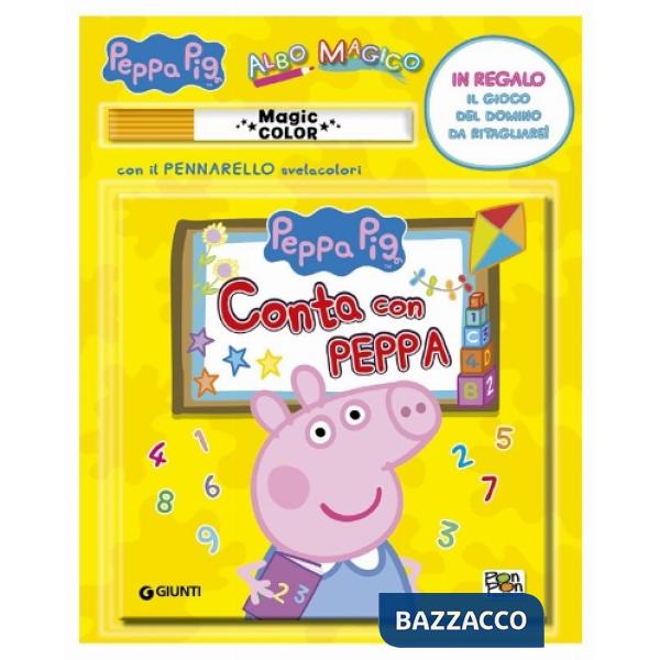 Conta con Peppa. Albo magico. Peppa Pig. Ediz. a colori. Con pennarello svelacolori