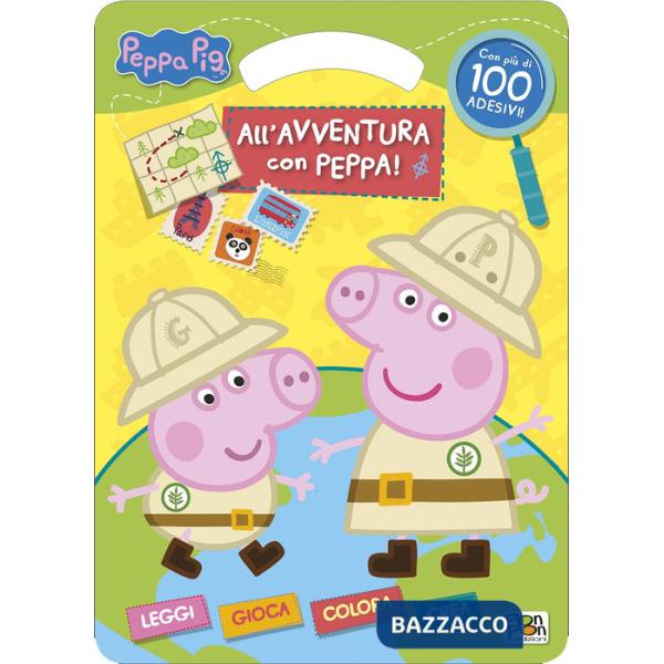 All'avventura di Peppa. Activity book. Peppa Pig. Con adesivi. Ediz. a colori