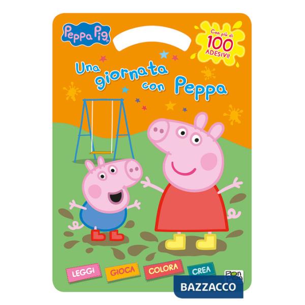 Giornata con Peppa Pig. Con adesivi. Ediz. a colori (Una)