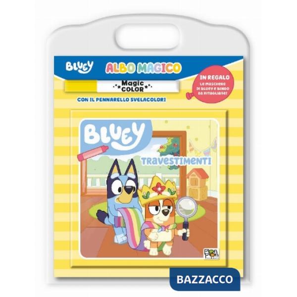 Travestimenti. Albo magico. Bluey. Ediz. a colori. Con 2 maschere da ritagliare. Con pennarello magico
