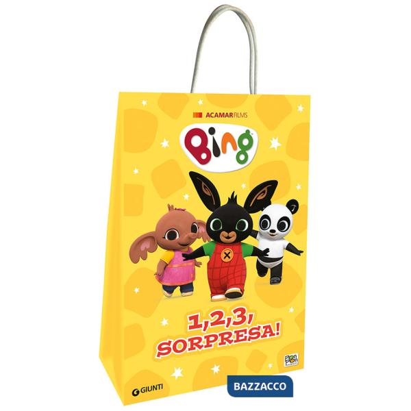 1, 2, 3, sorpresa! Shopper bag. Bing. Ediz. a colori. Con Prodotti vari