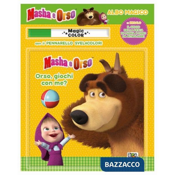 Orso, giochi con me? Masha e Orso. Albo magico. Ediz. a colori. Con pennarello svelacolori