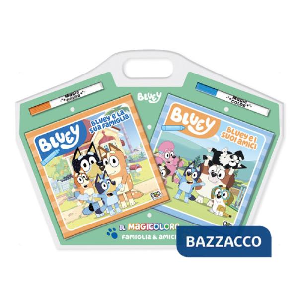 Amici & famiglia. Magicolore. Bluey. Ediz. illustrata. Con 2 pennarello magic color