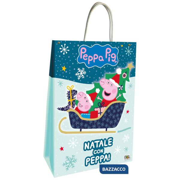 Natale con Peppa. Shopper bag. Peppa Pig. Ediz. a colori