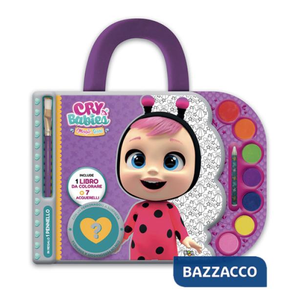Cry Babies. Valigetta acquerelli. I colorelli. Ediz. a spirale. Con acquerelli, pennello, pastello a cera bianco