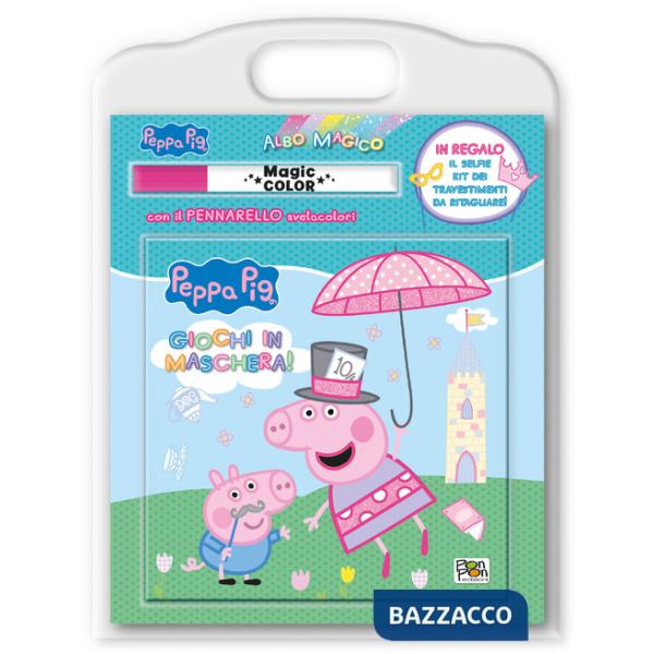 Giochi in maschera. Peppa Pig. Albo magico. Ediz. a colori. Con pennarello svelacolori