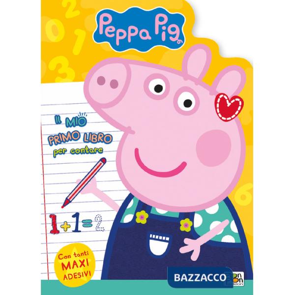 Mio primo libro per contare. Peppa Pig. Con adesivi. Ediz. a colori (Il)