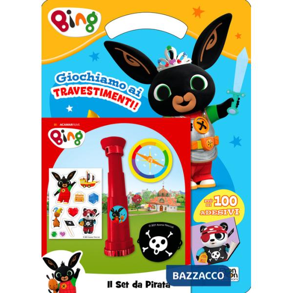 Giochiamo ai travestimenti! Bing. Ediz. a colori. Con set da pirata. Con Adesivi
