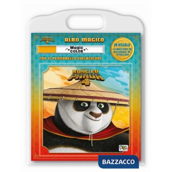 Kung Fu Panda 4. Albo magico. Ediz. a colori. Con pennarello svelacolori