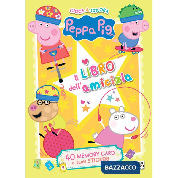 Libro dell'amicizia. Peppa Pig. Gioca & colora. Con adesivi. Ediz. a colori (Il)
