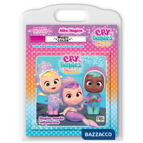 Magico mondo sottomarino. Cry Babies. Albo magico. Ediz. a colori. Con pennarello svelacolori