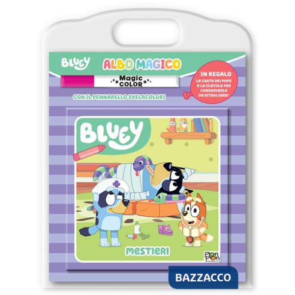 Mestieri. Albo magico. Bluey. Ediz. a colori. Con pennarello svelacolori