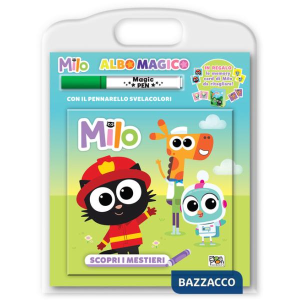 Scopri i mestieri. Milo. Albo magico.. Ediz. a colori. Con pennarello svelacolori
