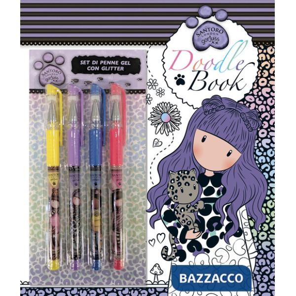 Doodle book. Gorjuss. Ediz. a colori. Con 4 penne glitter