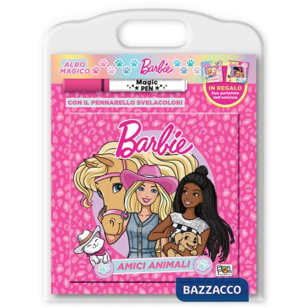 Barbie. Amici animali. Albo magico. Con pennarello svelacolori