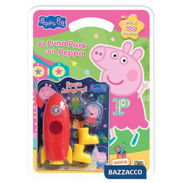 Al luna park con Peppa. Peppa Pig. Con adesivi. Ediz. a colori. Con razzo spaziale