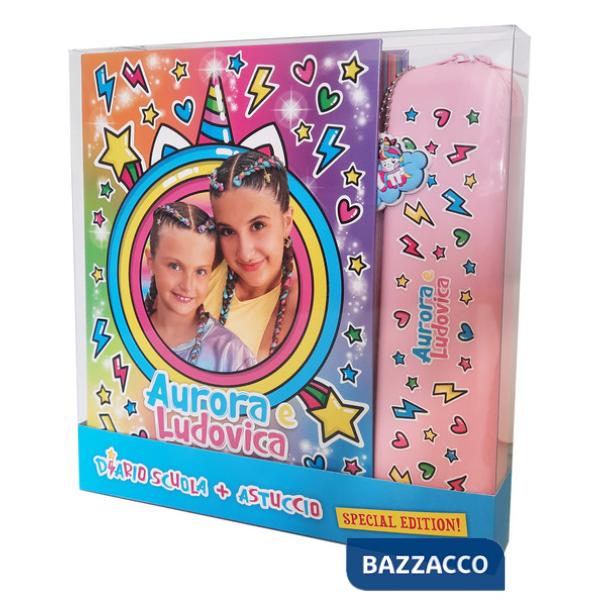 Aurora e Ludovica. Set scuola. Diario e astuccio. Ediz. a colori. Con astuccio