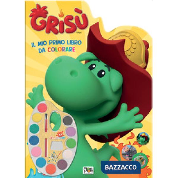 Mio primo libro da colorare. Grisù. Ediz. a colori. Con acquerelli (Il)