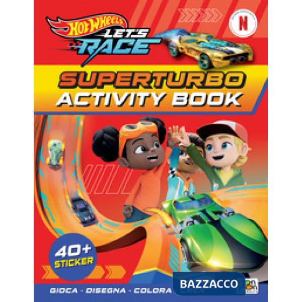 Superturbo. Hot Wheels Let's race. Activity book. Con adesivi. Ediz. a colori