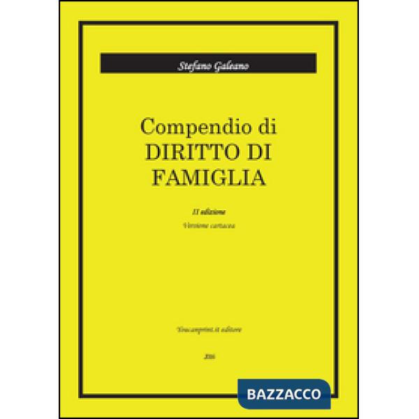 Compendio di diritto di famiglia