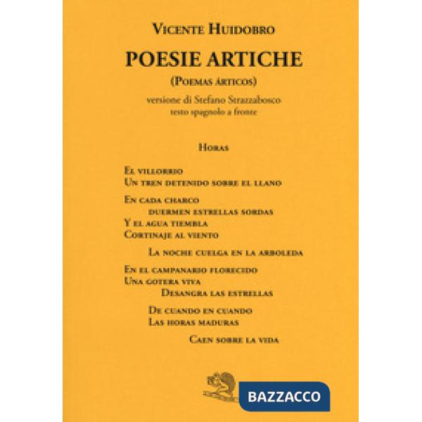 Poesie artiche (Poemas árticos). Testo spagnolo a fronte