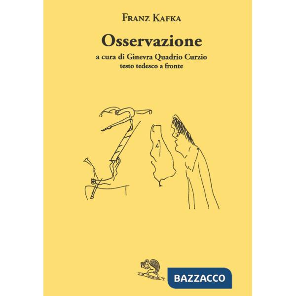 Osservazione. Testo tedesco a fronte
