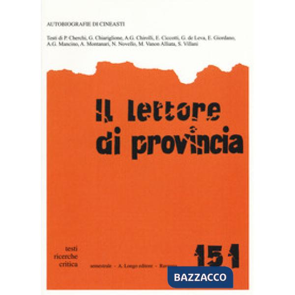 Lettore di provincia (Il). Vol. 151