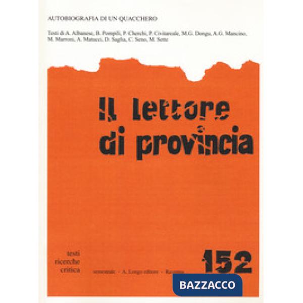 Lettore di provincia (Il). Vol. 152