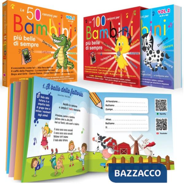100 canzoni per bambini. Ediz. a colori