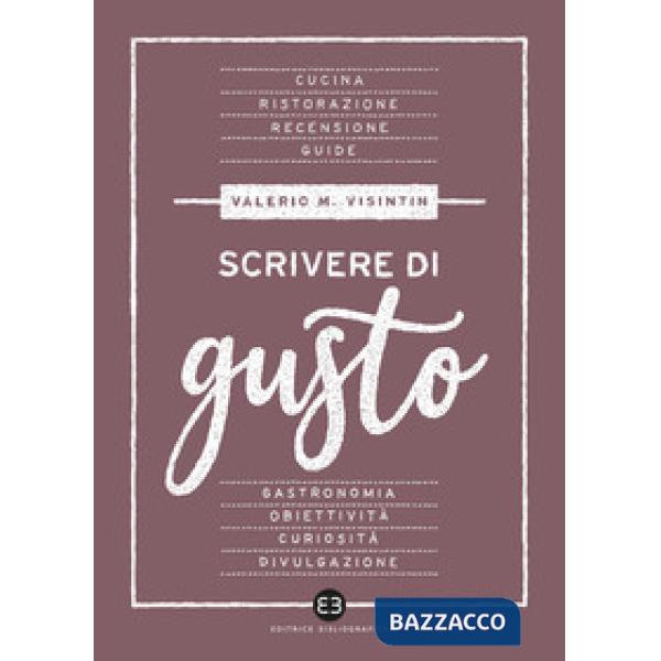 Scrivere di gusto