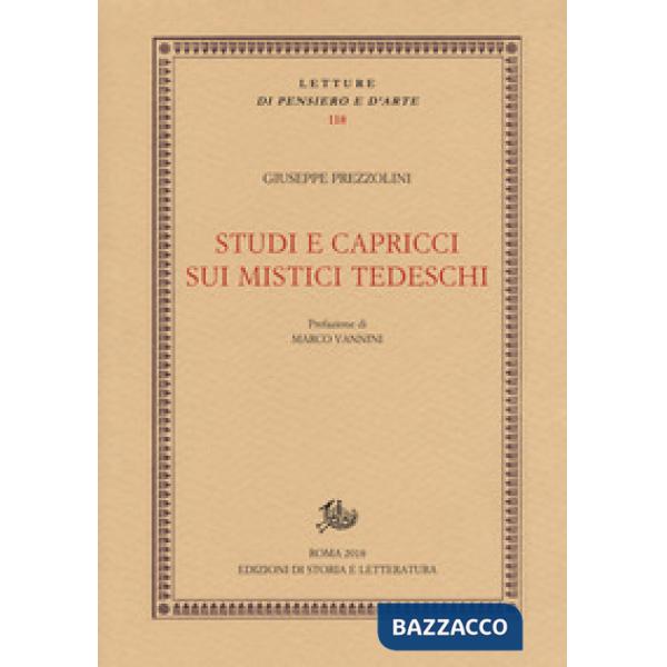 Studi e capricci sui mistici tedeschi