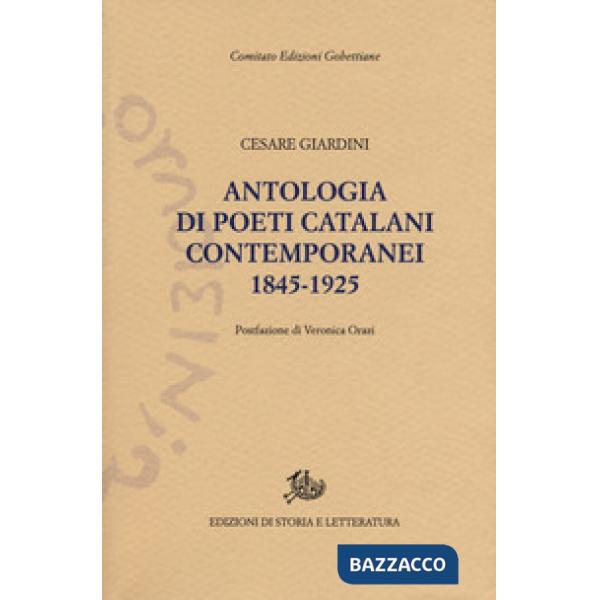 Antologia dei poeti catalani contemporanei (1845-1925)