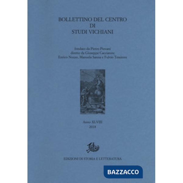 Bollettino del Centro di studi vichiani. Vol. 48